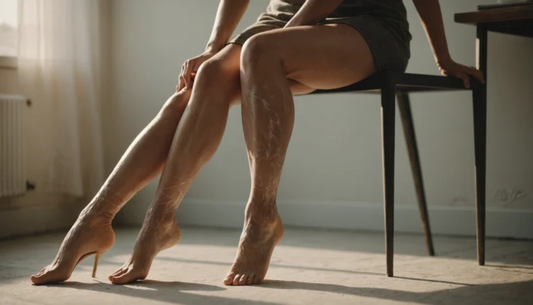 cicatrice rasoir jambe